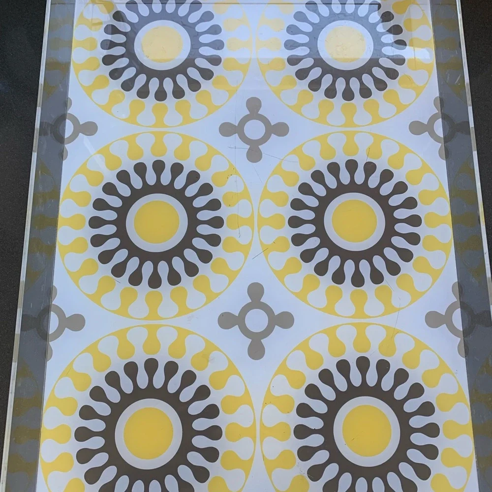 Happy chic Jonathan Adler serving tray.